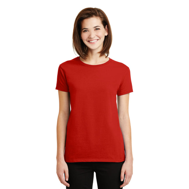Gildan - Ladies Ultra Cotton 100% US Cotton T-Shirt. 2000L - Red