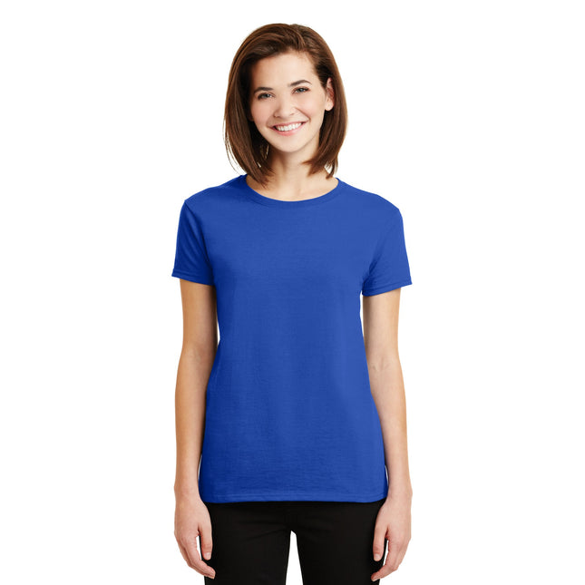 Gildan - Ladies Ultra Cotton 100% US Cotton T-Shirt. 2000L - Royal
