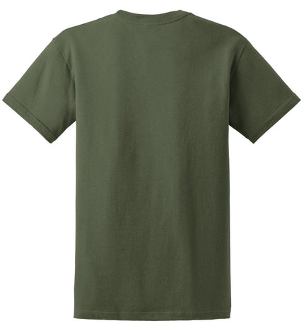 Gildan - Ultra Cotton 100% US Cotton T-Shirt. 2000 - Military Green