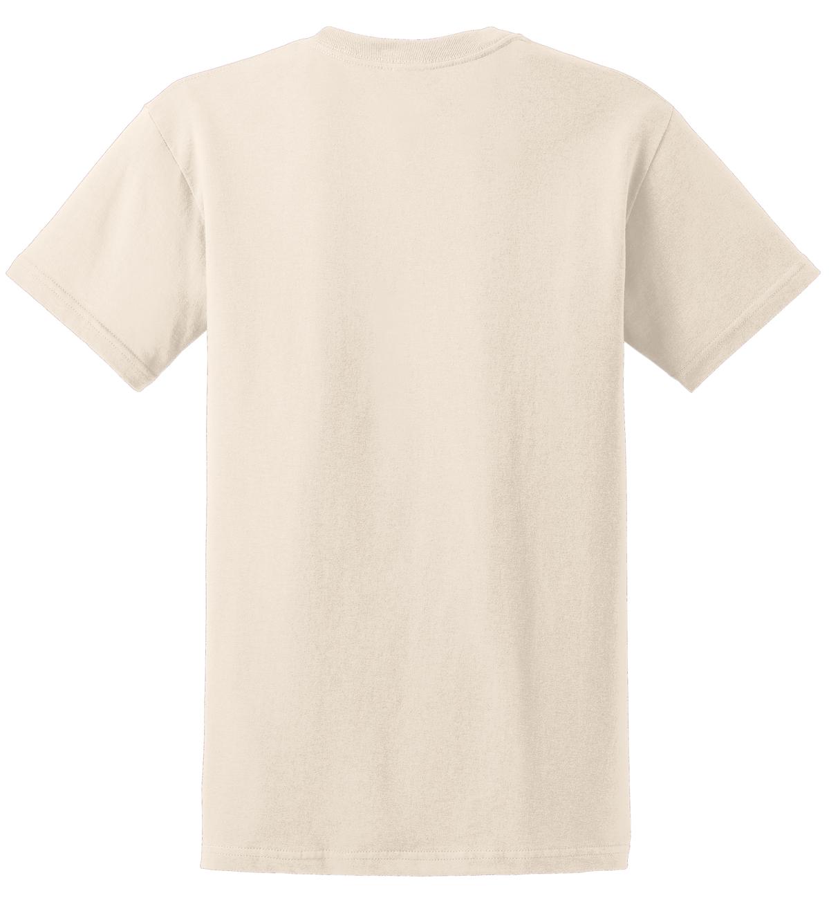 Gildan - Ultra Cotton 100% US Cotton T-Shirt. 2000 - Natural