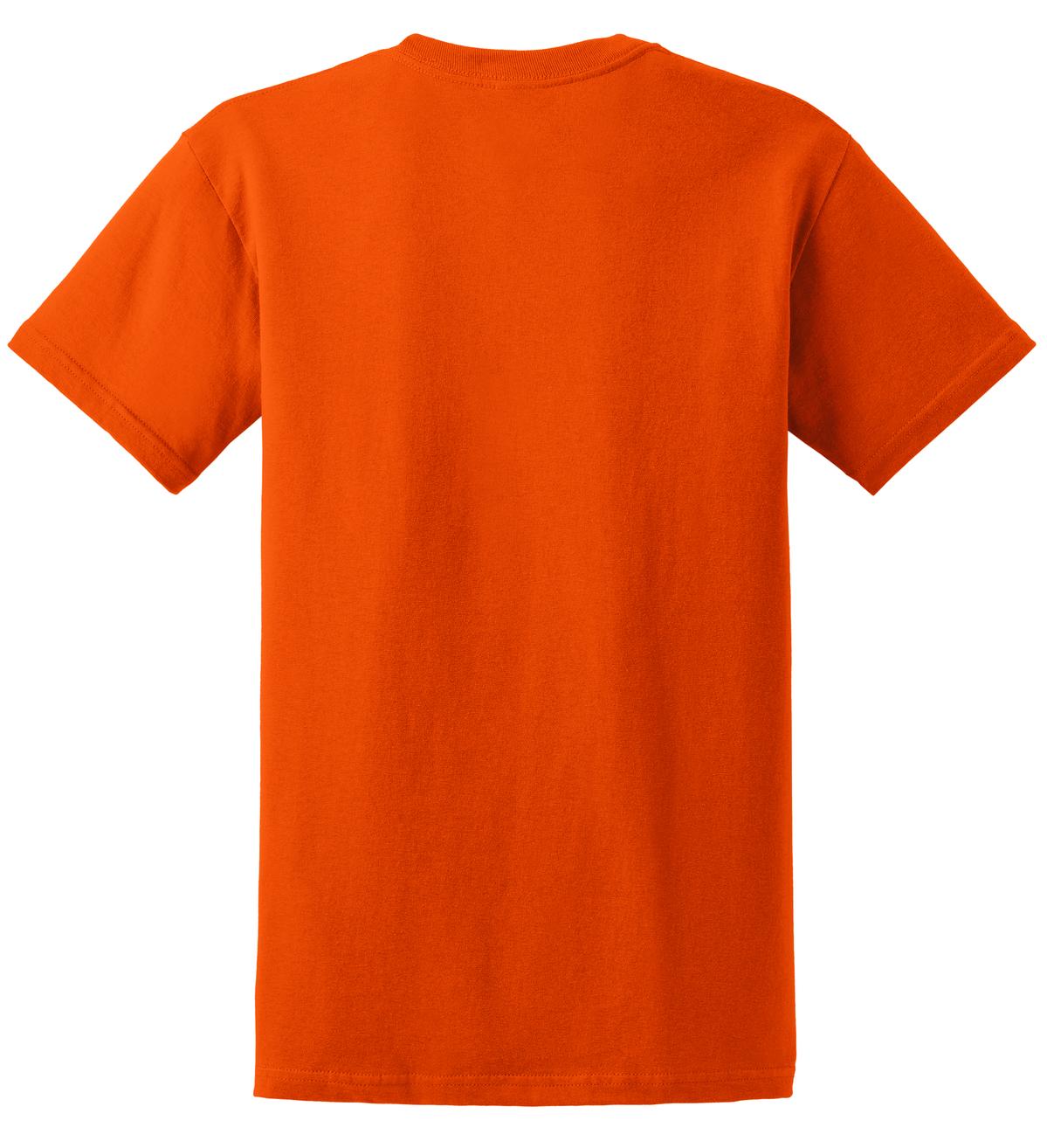 Gildan - Ultra Cotton 100% US Cotton T-Shirt. 2000 - Orange