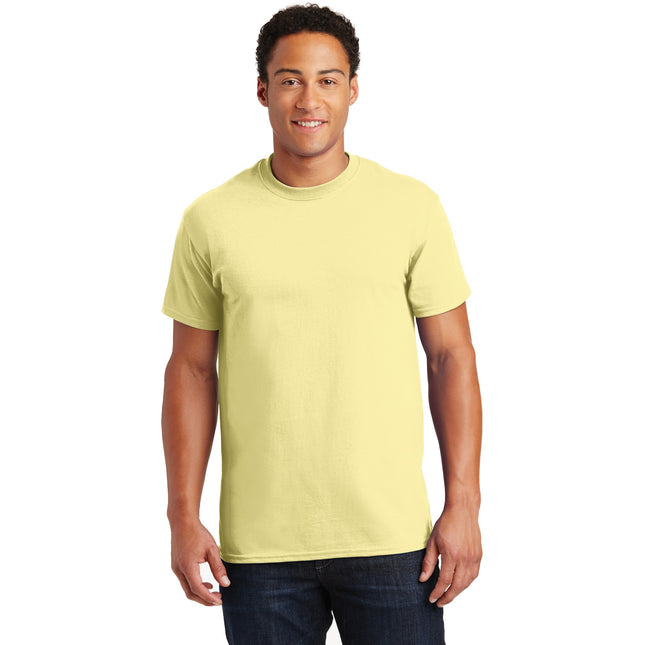 Gildan - Ultra Cotton 100% US Cotton T-Shirt. 2000 - Cornsilk