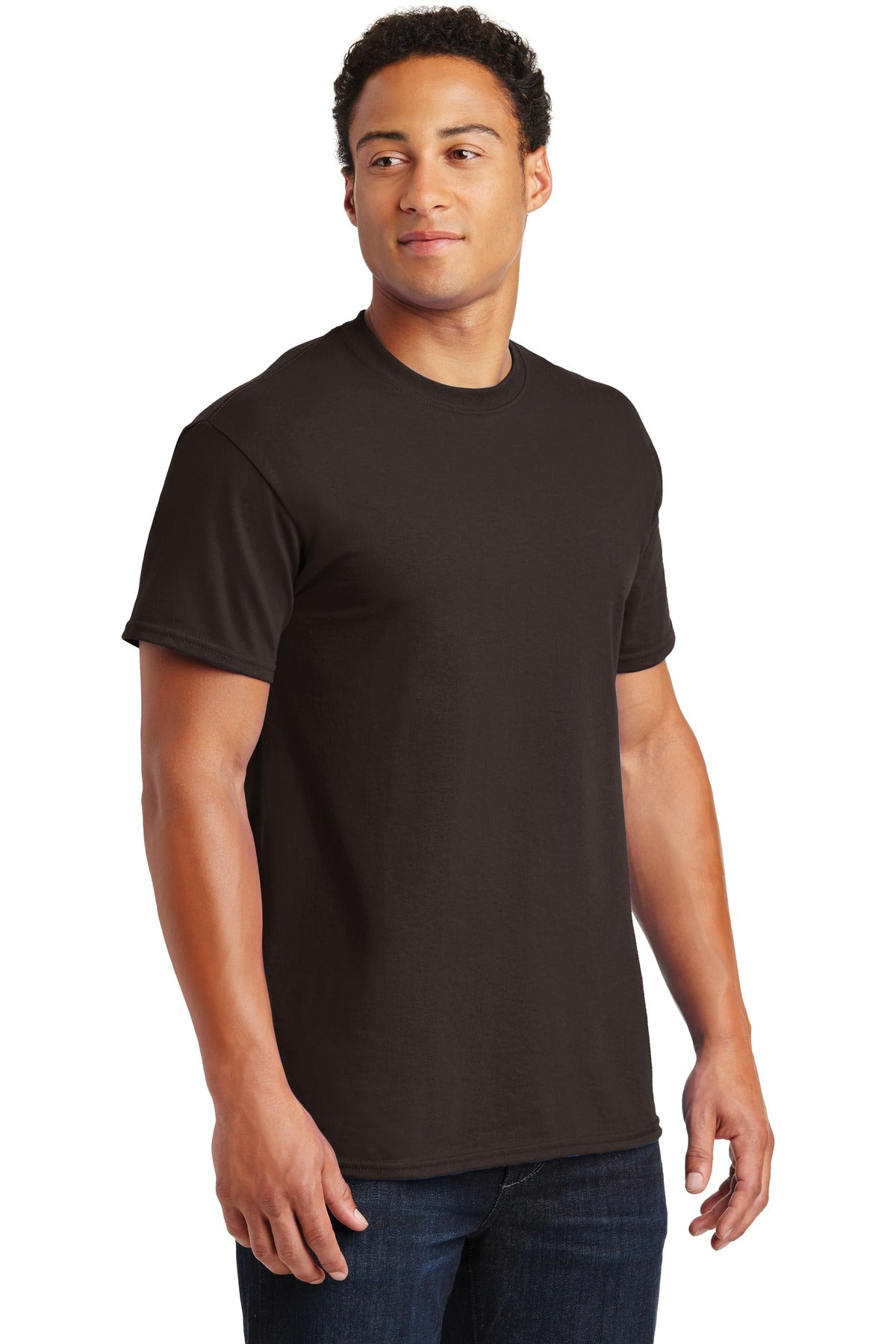 Gildan - Ultra Cotton 100% US Cotton T-Shirt. 2000 - Dark Chocolate