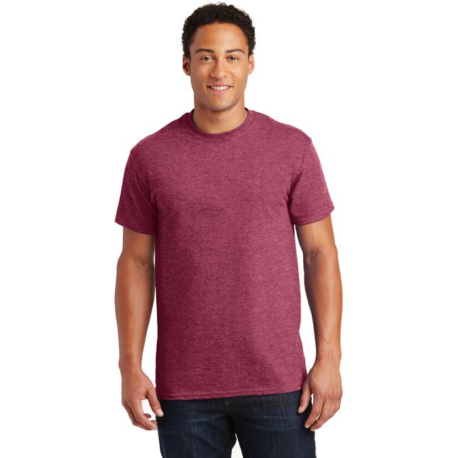 Gildan - Ultra Cotton 100% US Cotton T-Shirt. 2000 - Heathered Cardinal