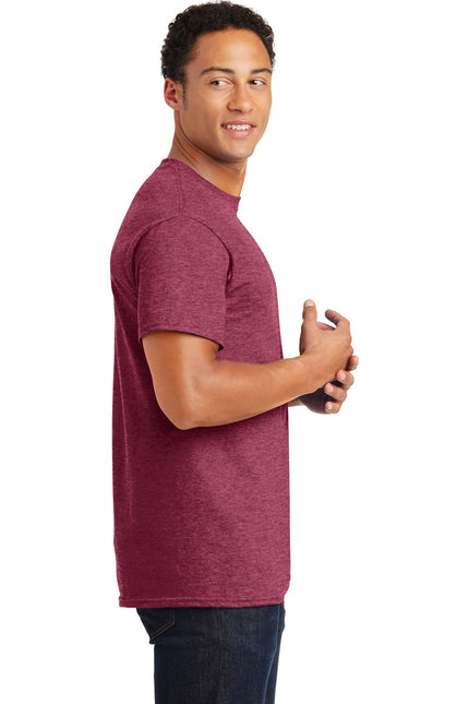 Gildan - Ultra Cotton 100% US Cotton T-Shirt. 2000 - Heathered Cardinal