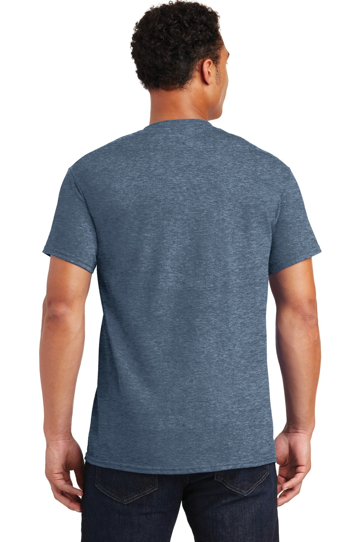 Gildan - Ultra Cotton 100% US Cotton T-Shirt. 2000 - Heathered Indigo