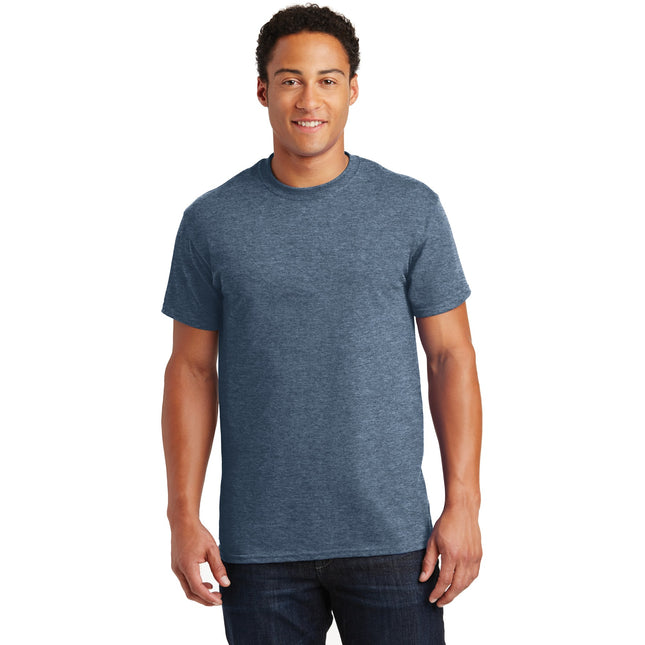 Gildan - Ultra Cotton 100% US Cotton T-Shirt. 2000 - Heathered Indigo