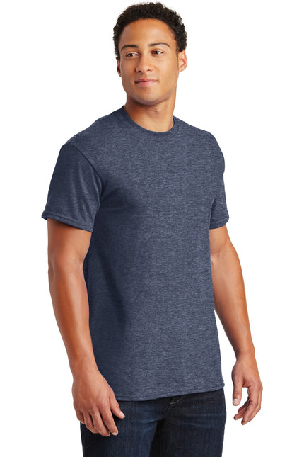 Gildan - Ultra Cotton 100% US Cotton T-Shirt. 2000 - Heathered Navy