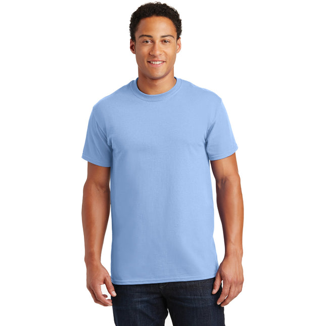 Gildan - Ultra Cotton 100% US Cotton T-Shirt. 2000 - Light Blue