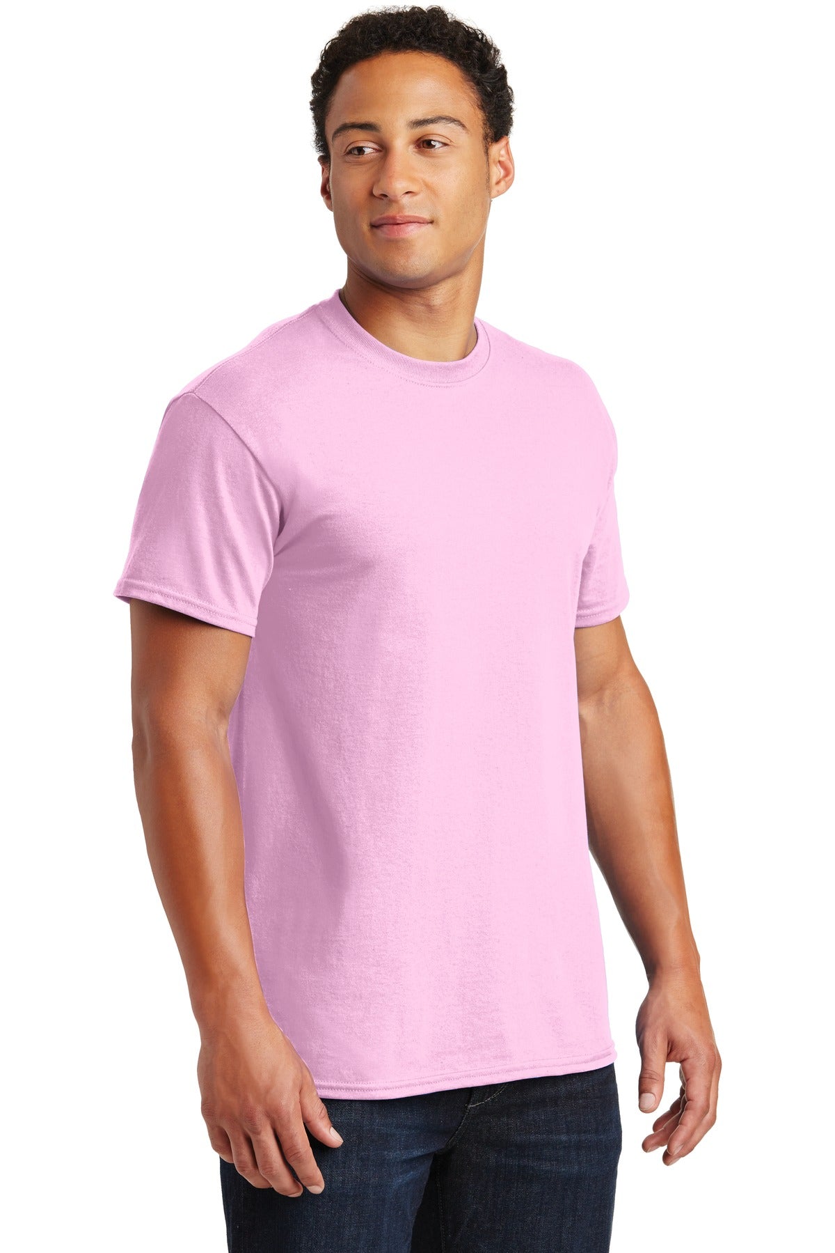 Gildan - Ultra Cotton 100% US Cotton T-Shirt. 2000 - Light Pink