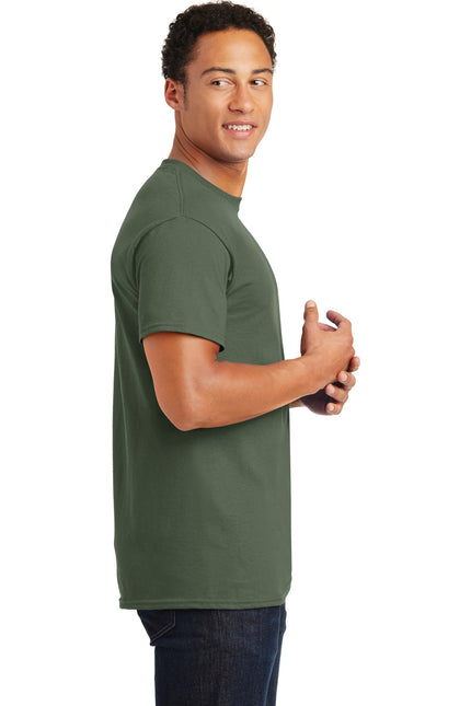 Gildan - Ultra Cotton 100% US Cotton T-Shirt. 2000 - Military Green