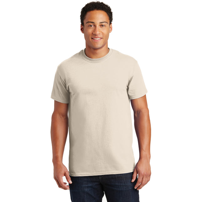Gildan - Ultra Cotton 100% US Cotton T-Shirt. 2000 - Natural
