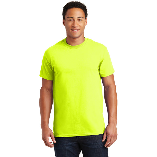 Gildan - Ultra Cotton 100% US Cotton T-Shirt. 2000 - Safety Green