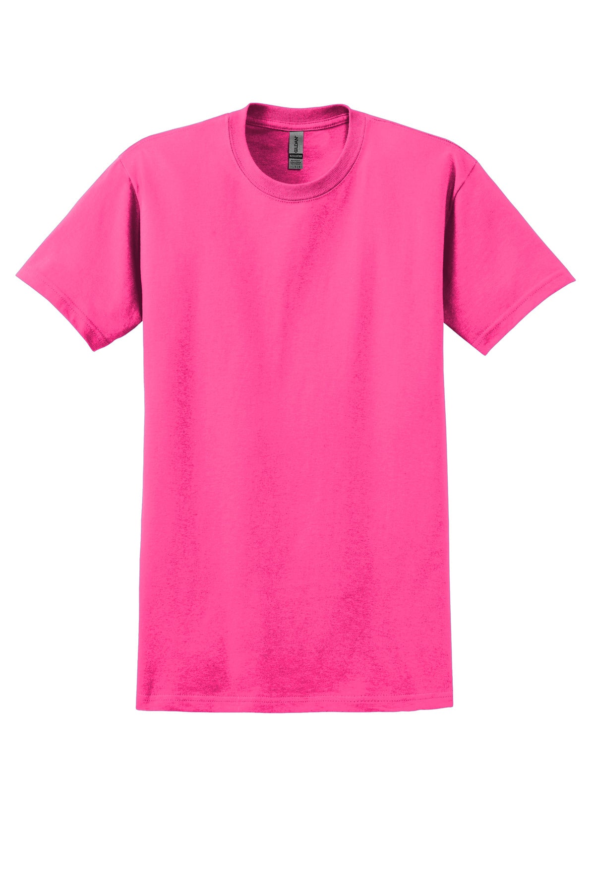 Gildan - Ultra Cotton 100% US Cotton T-Shirt. 2000 - Safety Pink