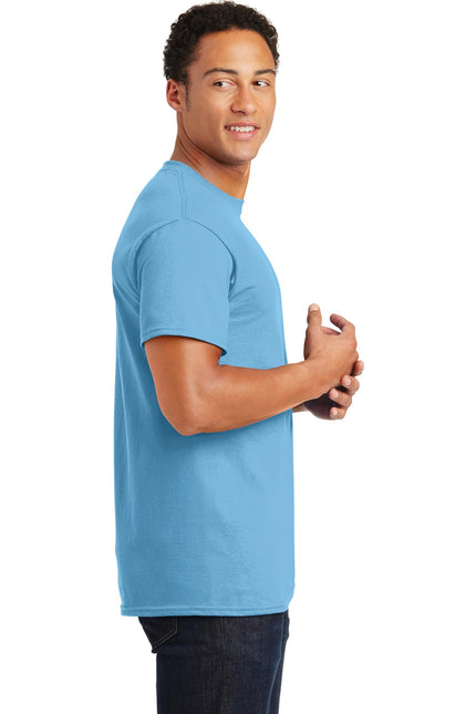 Gildan - Ultra Cotton 100% US Cotton T-Shirt. 2000 - Sky