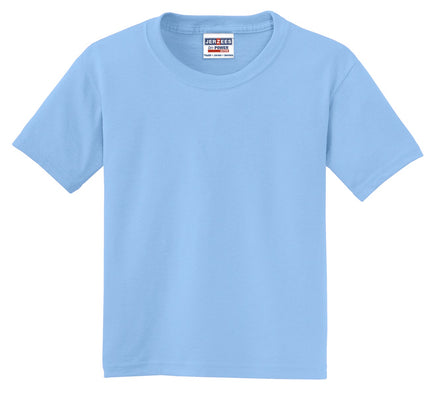 Jerzees - Youth Dri-Power 50/50 Cotton/Poly T-Shirt. 29B - Light Blue