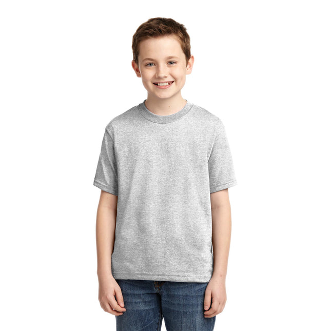 Jerzees - Youth Dri-Power 50/50 Cotton/Poly T-Shirt. 29B - Ash
