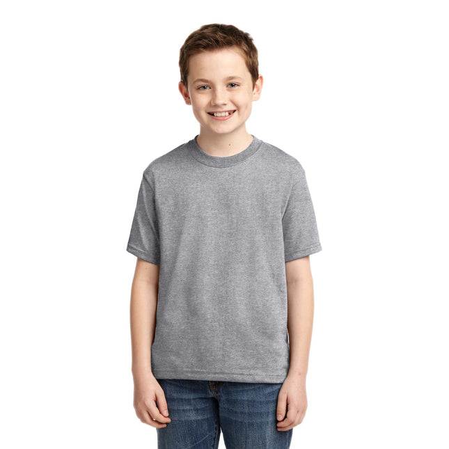 Jerzees - Youth Dri-Power 50/50 Cotton/Poly T-Shirt. 29B - Athletic Heather