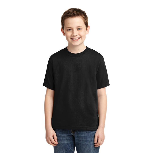 Jerzees - Youth Dri-Power 50/50 Cotton/Poly T-Shirt. 29B - Black