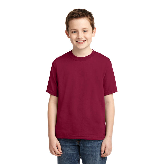 Jerzees - Youth Dri-Power 50/50 Cotton/Poly T-Shirt. 29B - Cardinal
