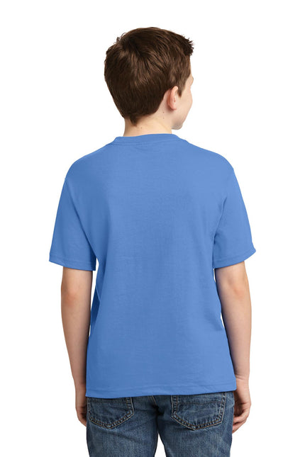 Jerzees - Youth Dri-Power 50/50 Cotton/Poly T-Shirt. 29B - Columbia Blue