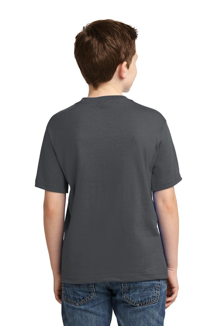 Jerzees - Youth Dri-Power 50/50 Cotton/Poly T-Shirt. 29B - Charcoal Grey