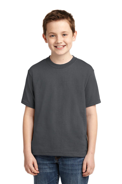 Jerzees - Youth Dri-Power 50/50 Cotton/Poly T-Shirt. 29B - Charcoal Grey