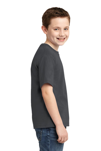 Jerzees - Youth Dri-Power 50/50 Cotton/Poly T-Shirt. 29B - Charcoal Grey