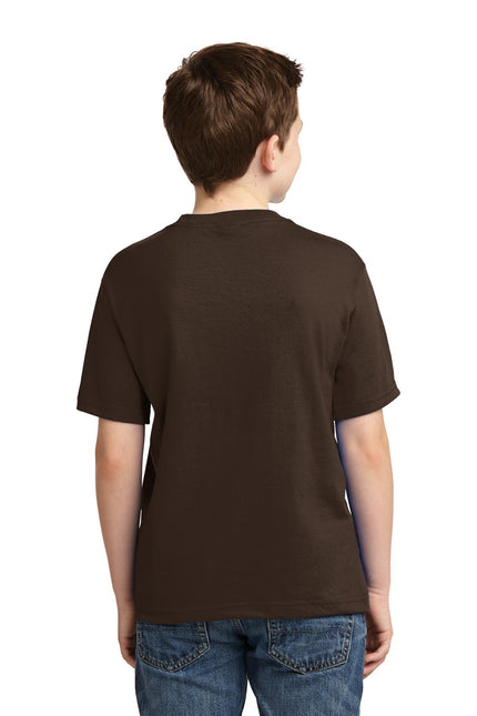 Jerzees - Youth Dri-Power 50/50 Cotton/Poly T-Shirt. 29B - Chocolate