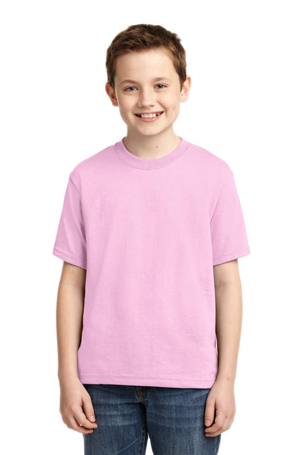 Jerzees - Youth Dri-Power 50/50 Cotton/Poly T-Shirt. 29B - Classic Pink
