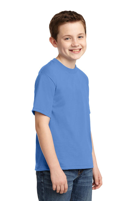 Jerzees - Youth Dri-Power 50/50 Cotton/Poly T-Shirt. 29B - Columbia Blue