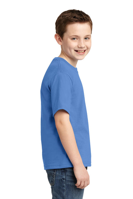 Jerzees - Youth Dri-Power 50/50 Cotton/Poly T-Shirt. 29B - Columbia Blue