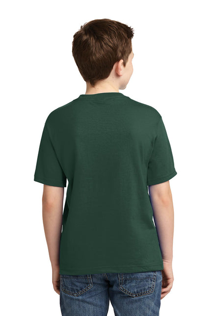 Jerzees - Youth Dri-Power 50/50 Cotton/Poly T-Shirt. 29B - Forest Green