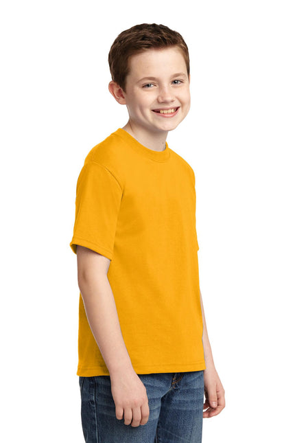 Jerzees - Youth Dri-Power 50/50 Cotton/Poly T-Shirt. 29B - Gold