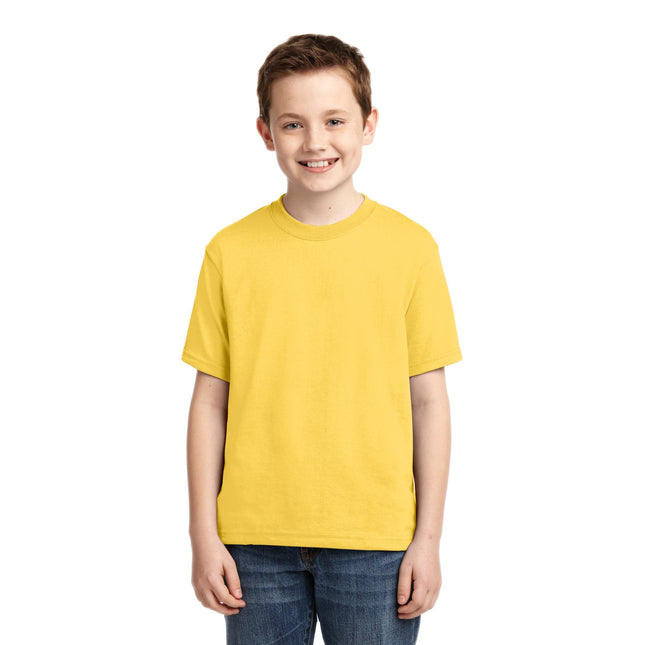 Jerzees - Youth Dri-Power 50/50 Cotton/Poly T-Shirt. 29B - Island Yellow