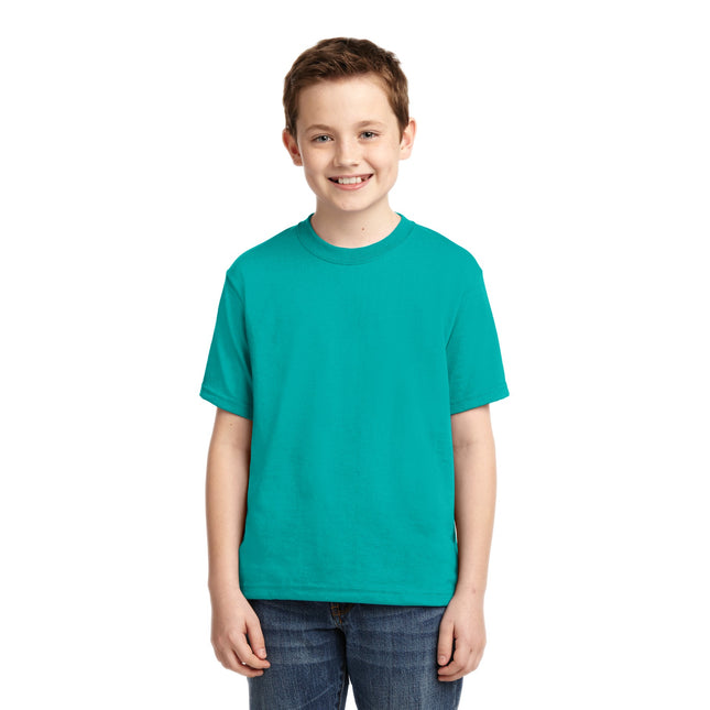Jerzees - Youth Dri-Power 50/50 Cotton/Poly T-Shirt. 29B - Jade