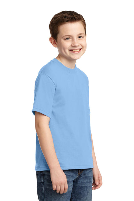 Jerzees - Youth Dri-Power 50/50 Cotton/Poly T-Shirt. 29B - Light Blue