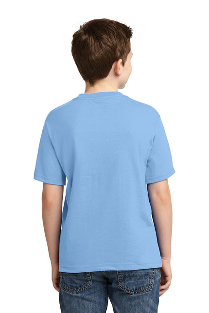 Jerzees - Youth Dri-Power 50/50 Cotton/Poly T-Shirt. 29B - Light Blue