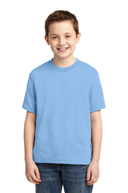 Jerzees - Youth Dri-Power 50/50 Cotton/Poly T-Shirt. 29B - Light Blue