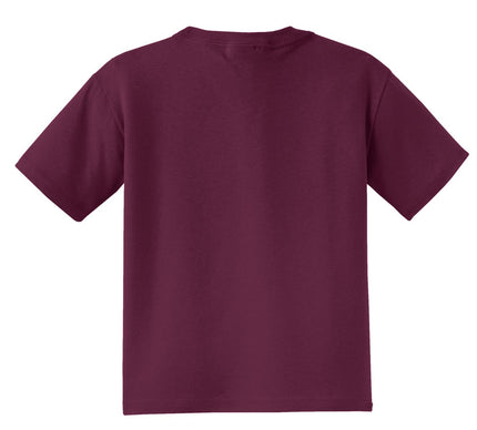 Jerzees - Youth Dri-Power 50/50 Cotton/Poly T-Shirt. 29B - Maroon