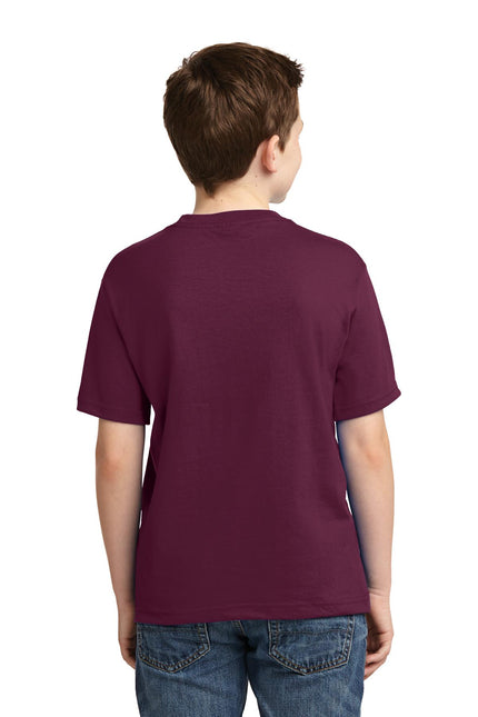 Jerzees - Youth Dri-Power 50/50 Cotton/Poly T-Shirt. 29B - Maroon