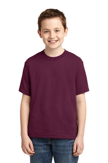 Jerzees - Youth Dri-Power 50/50 Cotton/Poly T-Shirt. 29B - Maroon