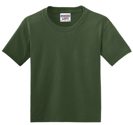 Jerzees - Youth Dri-Power 50/50 Cotton/Poly T-Shirt. 29B - Military Green