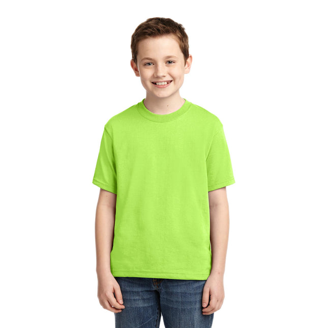Jerzees - Youth Dri-Power 50/50 Cotton/Poly T-Shirt. 29B - Neon Green