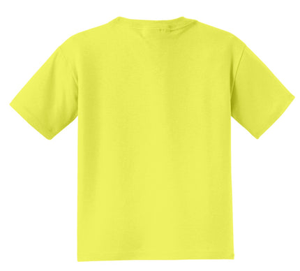 Jerzees - Youth Dri-Power 50/50 Cotton/Poly T-Shirt. 29B - Neon Yellow