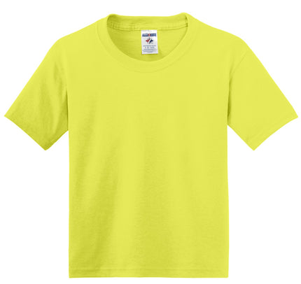 Jerzees - Youth Dri-Power 50/50 Cotton/Poly T-Shirt. 29B - Neon Yellow