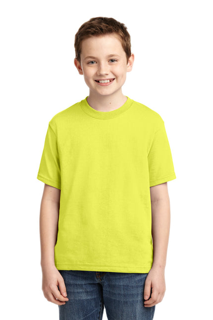 Jerzees - Youth Dri-Power 50/50 Cotton/Poly T-Shirt. 29B - Neon Yellow