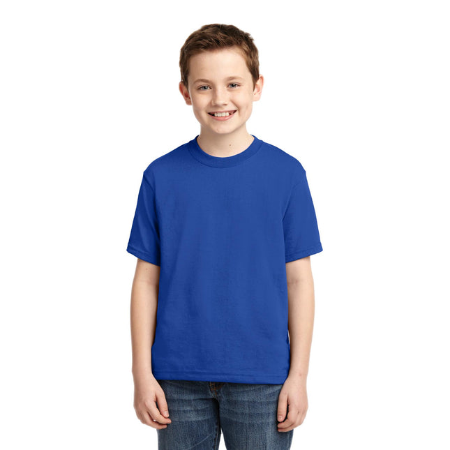 Jerzees - Youth Dri-Power 50/50 Cotton/Poly T-Shirt. 29B - Royal