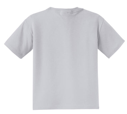 Jerzees - Youth Dri-Power 50/50 Cotton/Poly T-Shirt. 29B - Silver