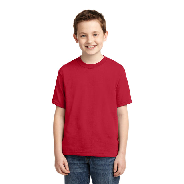 Jerzees - Youth Dri-Power 50/50 Cotton/Poly T-Shirt. 29B - True Red